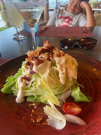 Worm in salad. I have video of it as well. Disgusting!