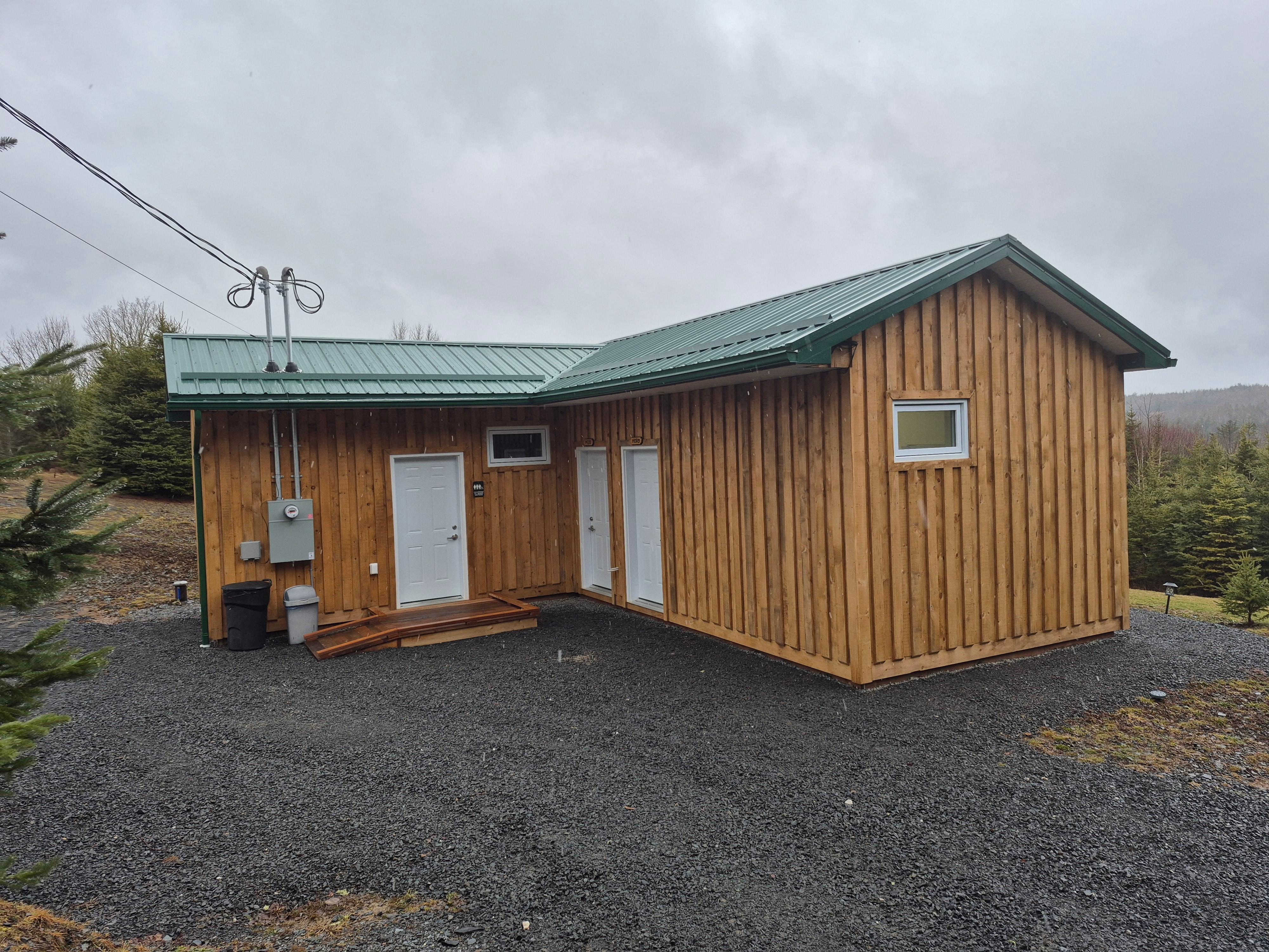 His and her bathroom as well accessible family bathroom