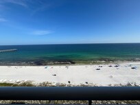 From the balcony. View from dining table was just blue sky and green water.