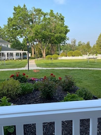 The courtyard from our patio.