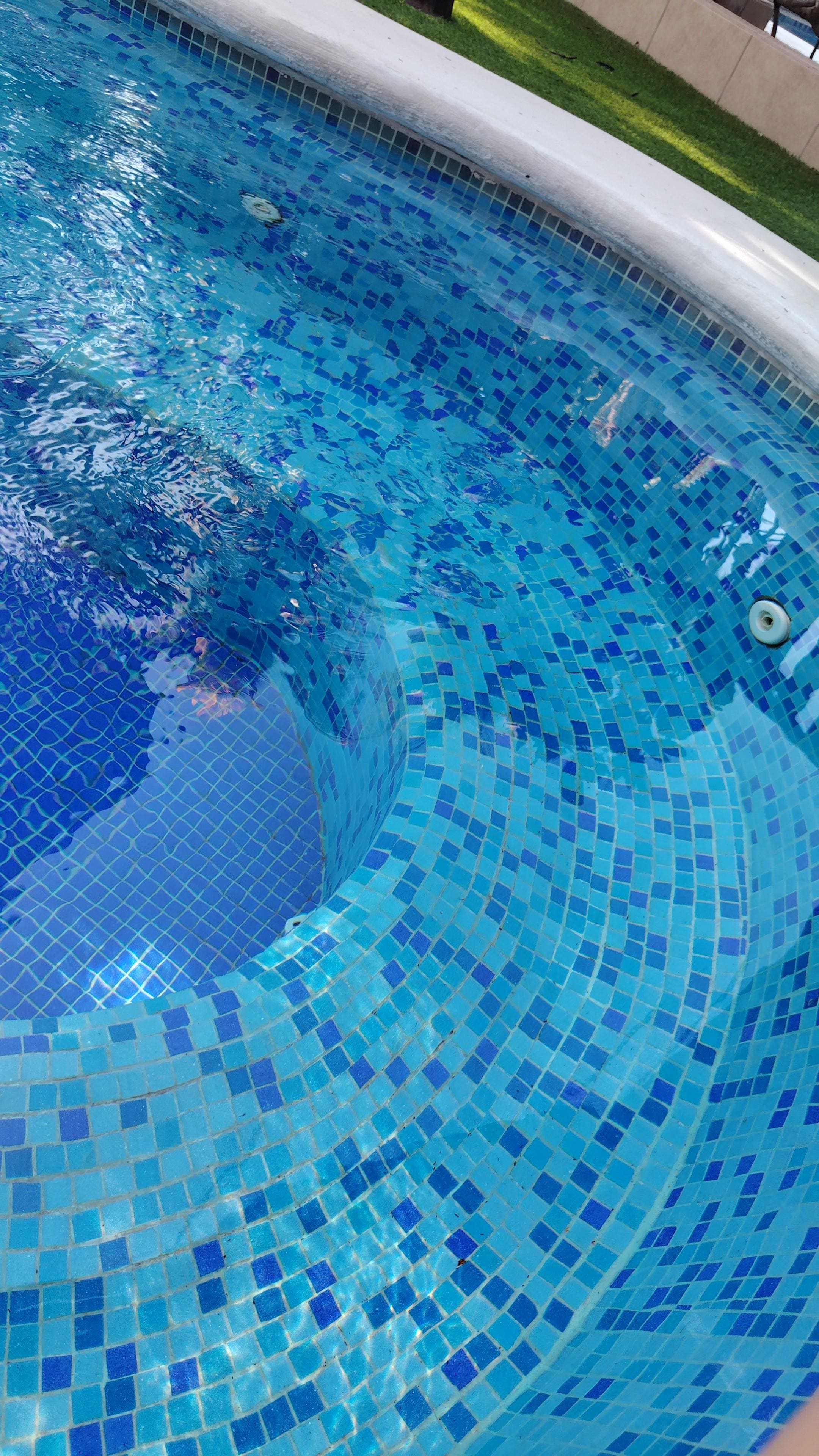 Inside the private pool