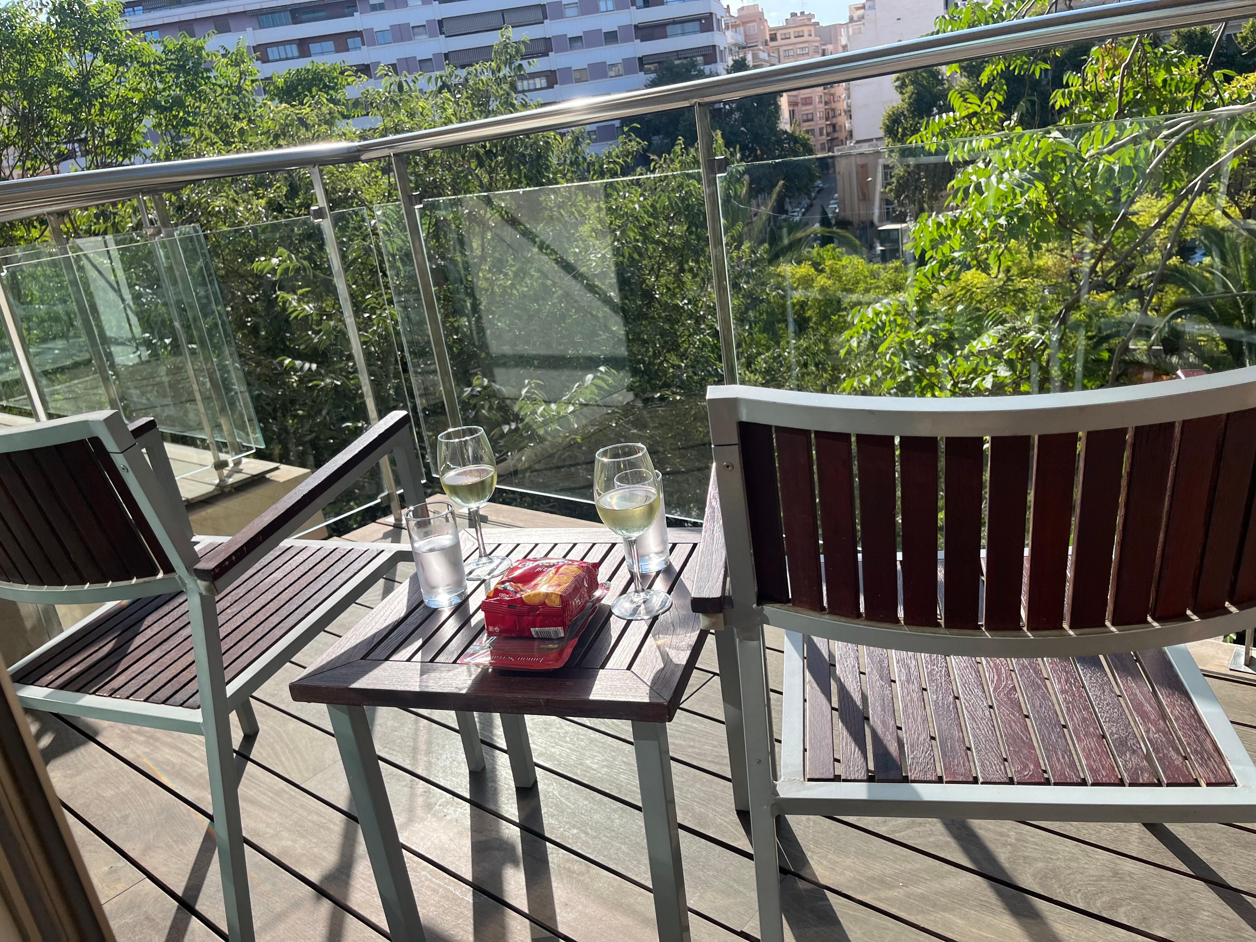 Utsikt etter oppgradering. Rom 404