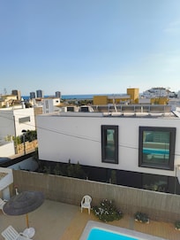 Veiw from the kitchen balcony.