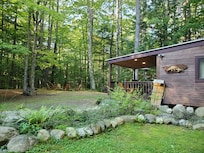 Firepit in background