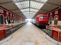 Train station below