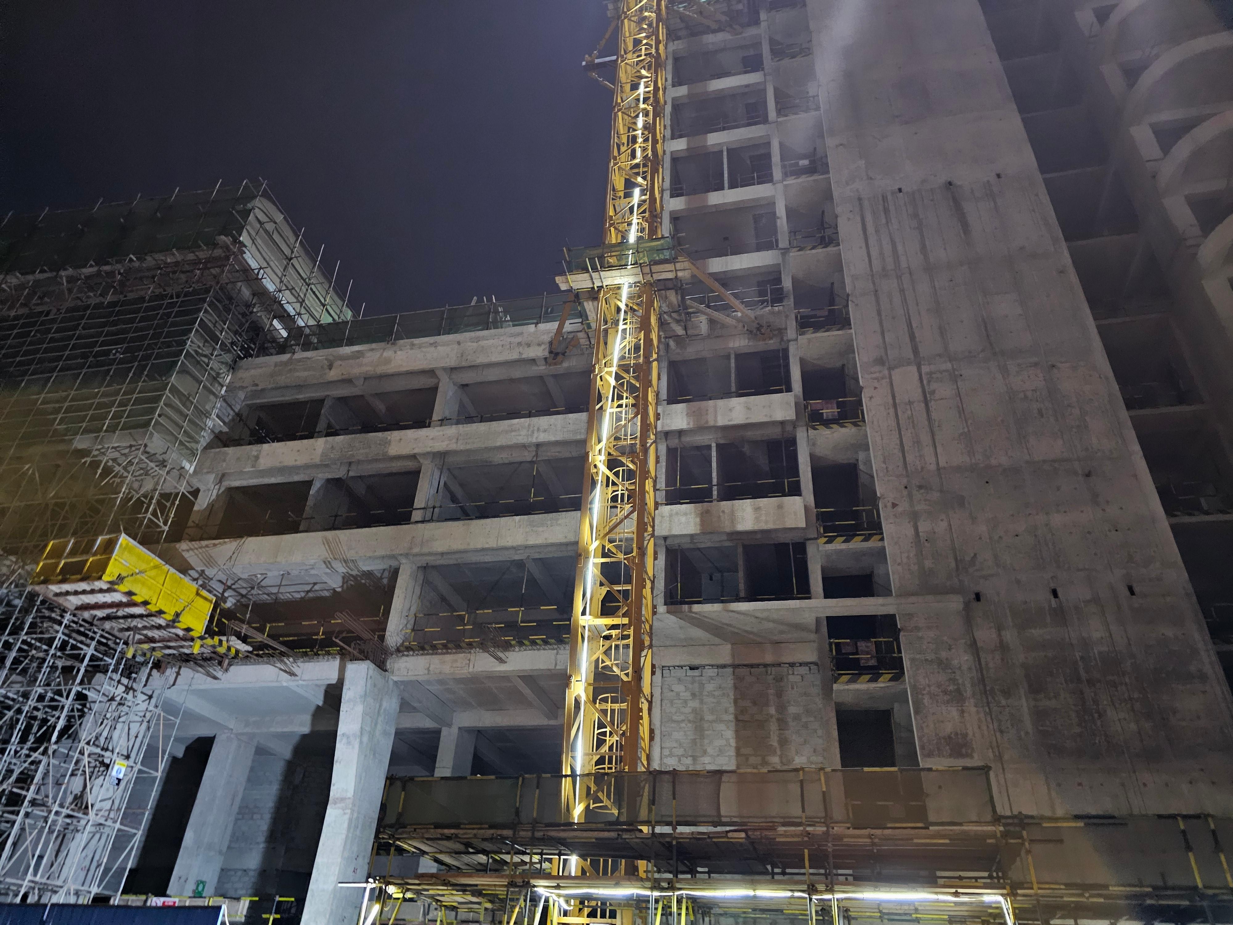 Construction across the street