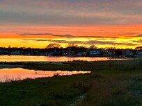 Another beautiful sunset at the end of the street over Hyannis Port