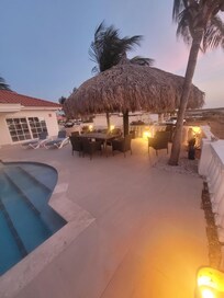 Sunset Around the Pool