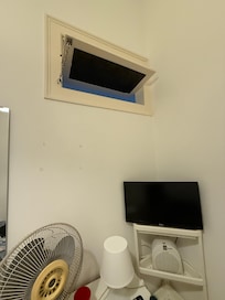 The small window in the room