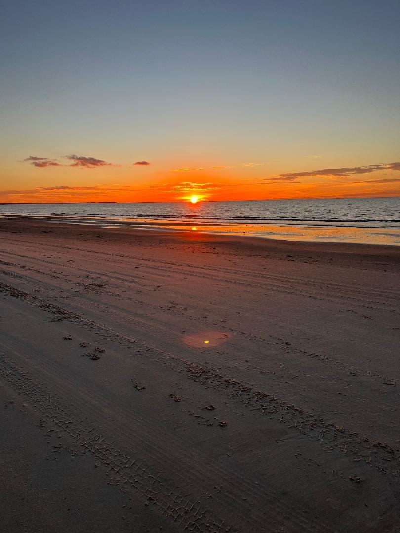 Sunrise on the beach