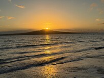 Sunrise over Rangitoto Island