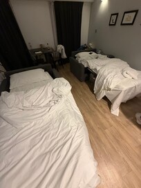 Two single sofa beds - not comfortable