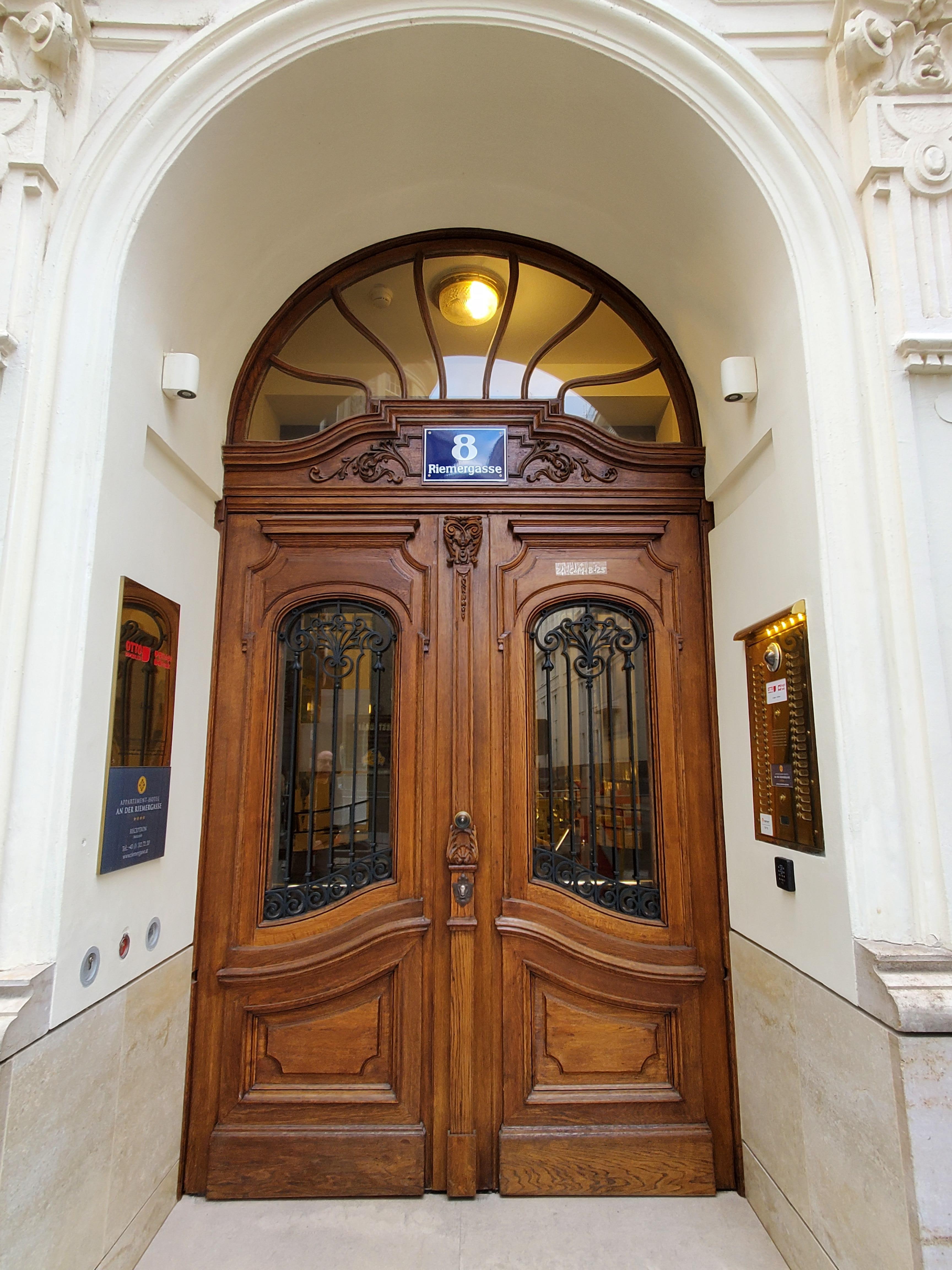 The front door.