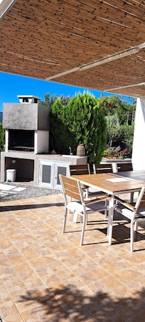 Outside dining