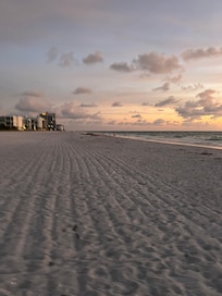 Pic from beach in front of the condo to the left