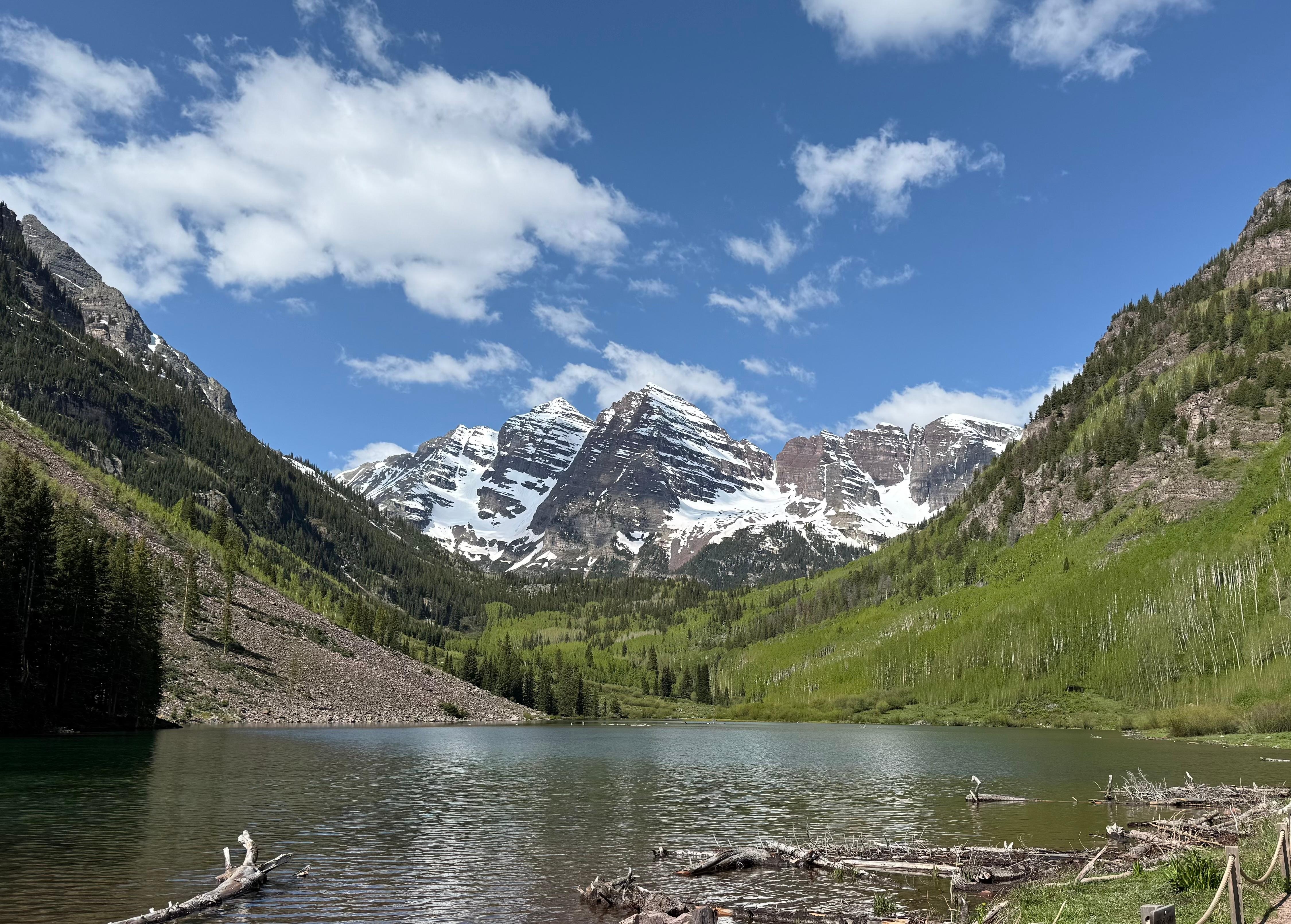 Maroon Bells. Visiting this was the reason for our stay in Snowmass.