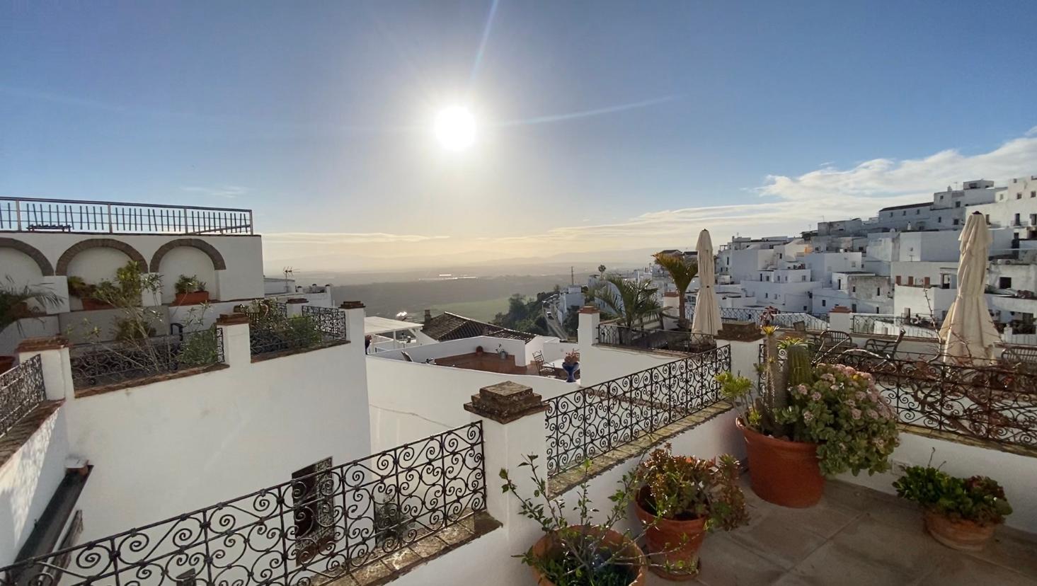 View from one of the Hotel terraces