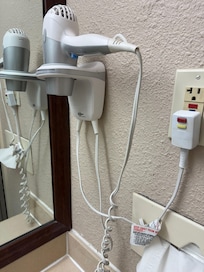 Barely hanging on the wall