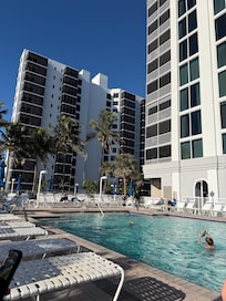 From the pool - we also enjoyed using the grills a few evenings