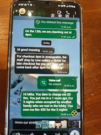 WhatsApp conversation