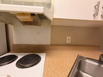 Under the stove and cabinets haven’t been touched in months