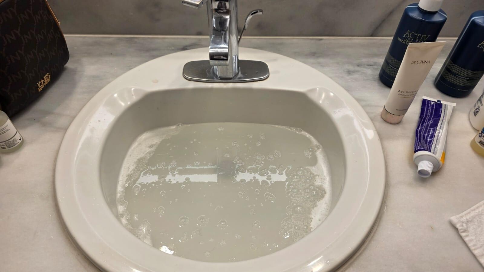 Water did not drain