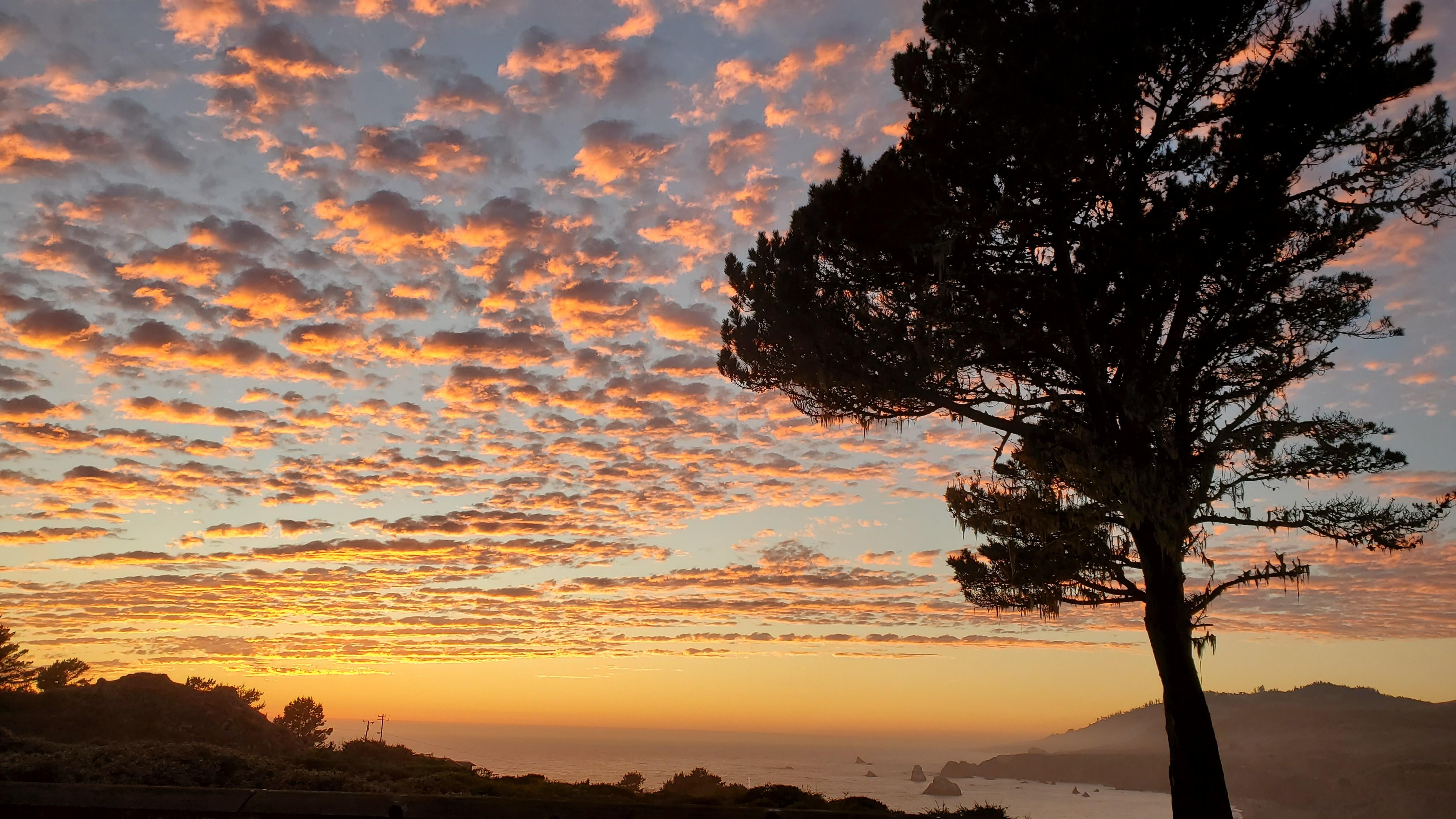 Sundown from the deck