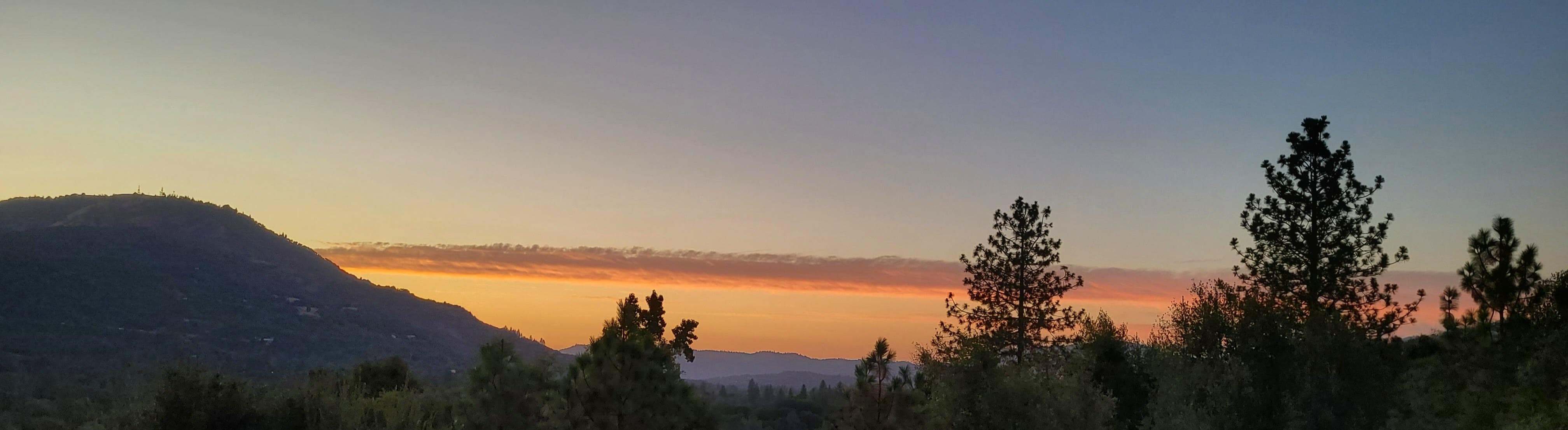 The view from the deck.