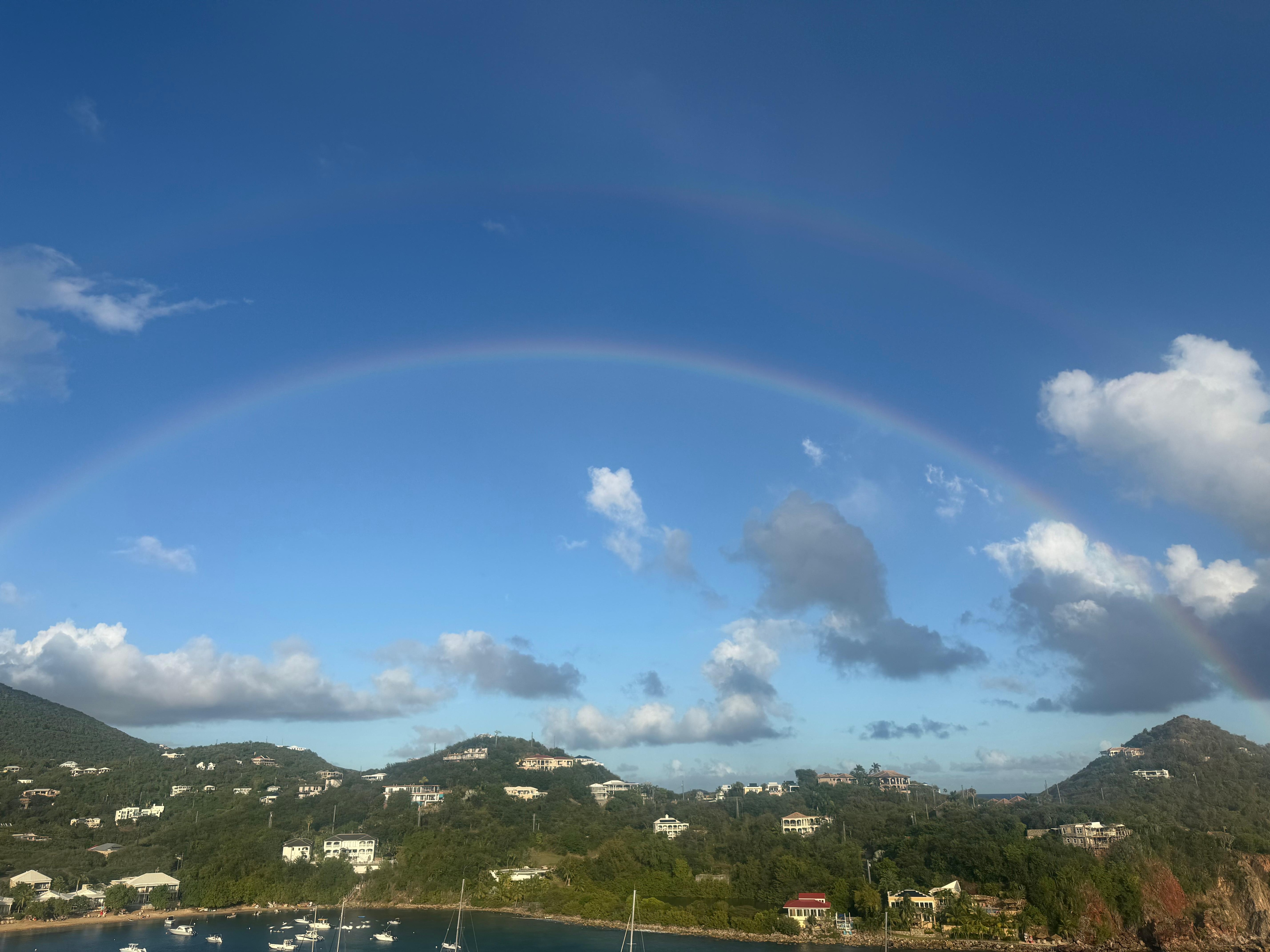 View off the deck 🌈
