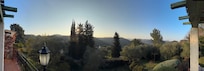 Early morning panorama view from the terrace