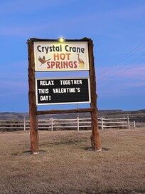 About a 25 minute drive one way but worthwhile. Great tucked away hot springs