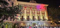 Attended lighting of the governors mansion for the holidays