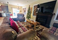 Entry cozy living room