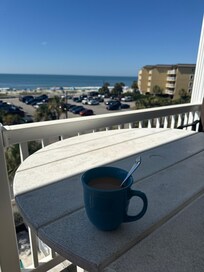 The view from the balcony