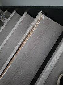 Broken stair that one of us fell from