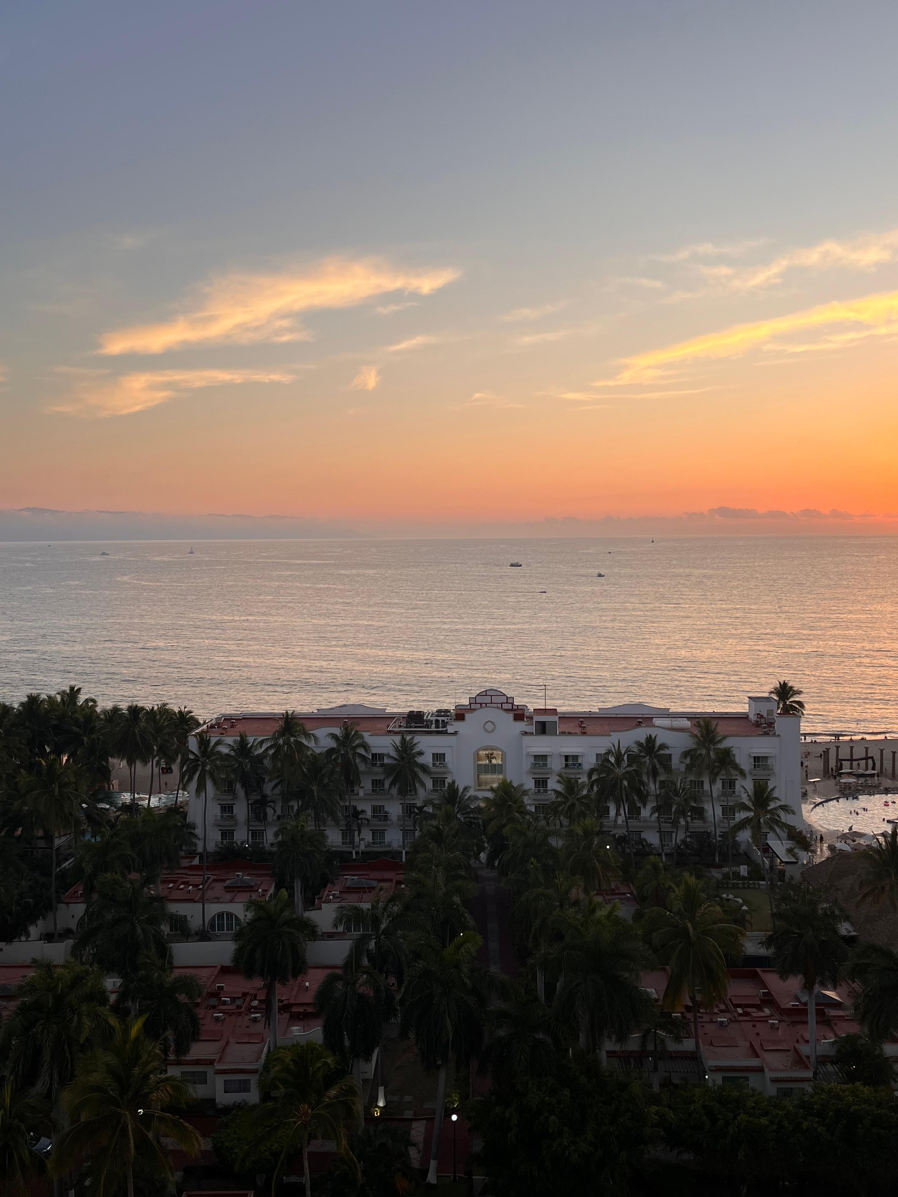 The view from our room on the 11th floor (16 floors total)