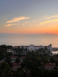 The view from our room on the 11th floor (16 floors total)