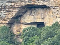 Half Moon Arch as seen from Chimney Top Trail