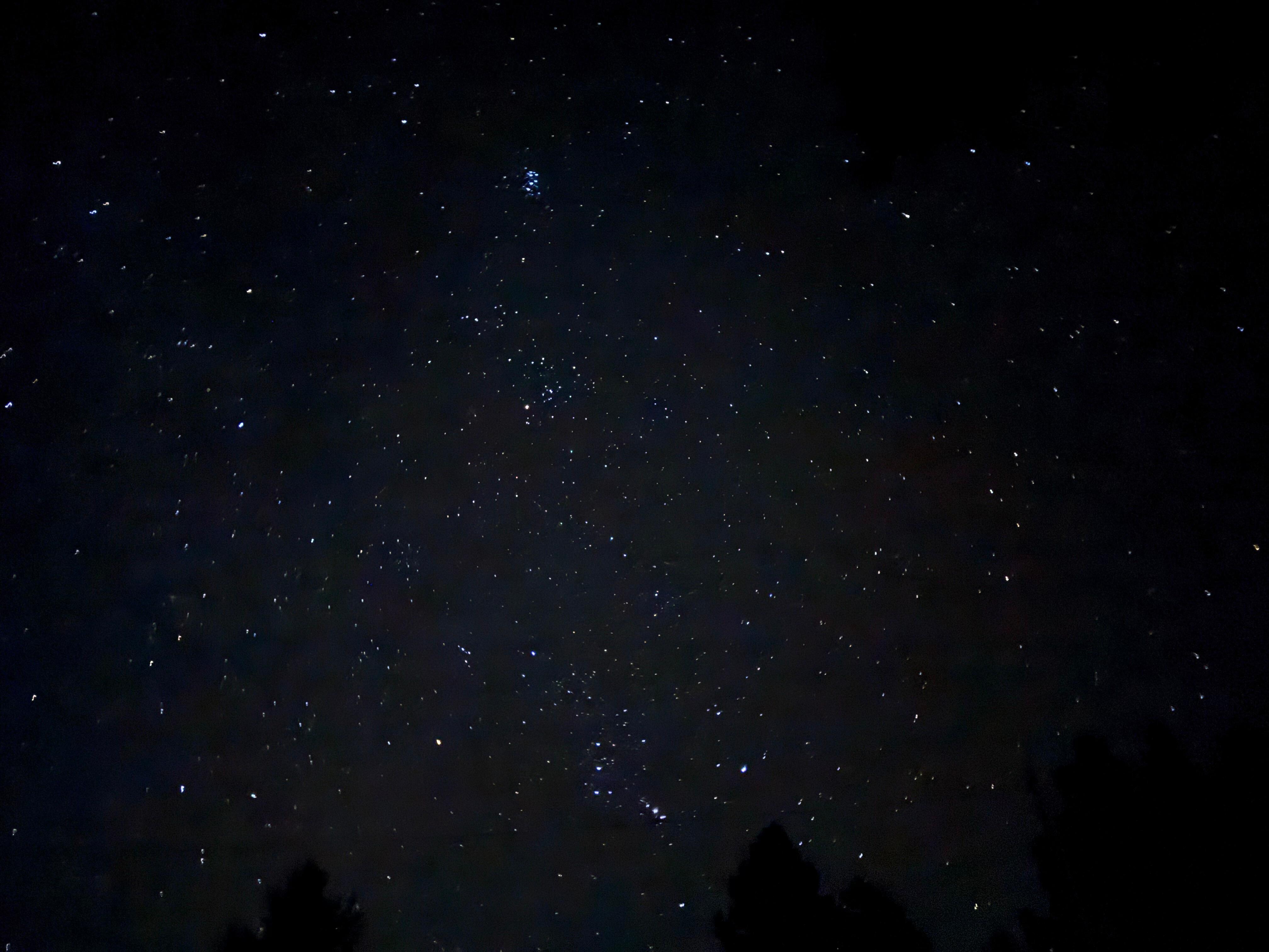 The night sky is filled with all the stars you can’t see in the city.