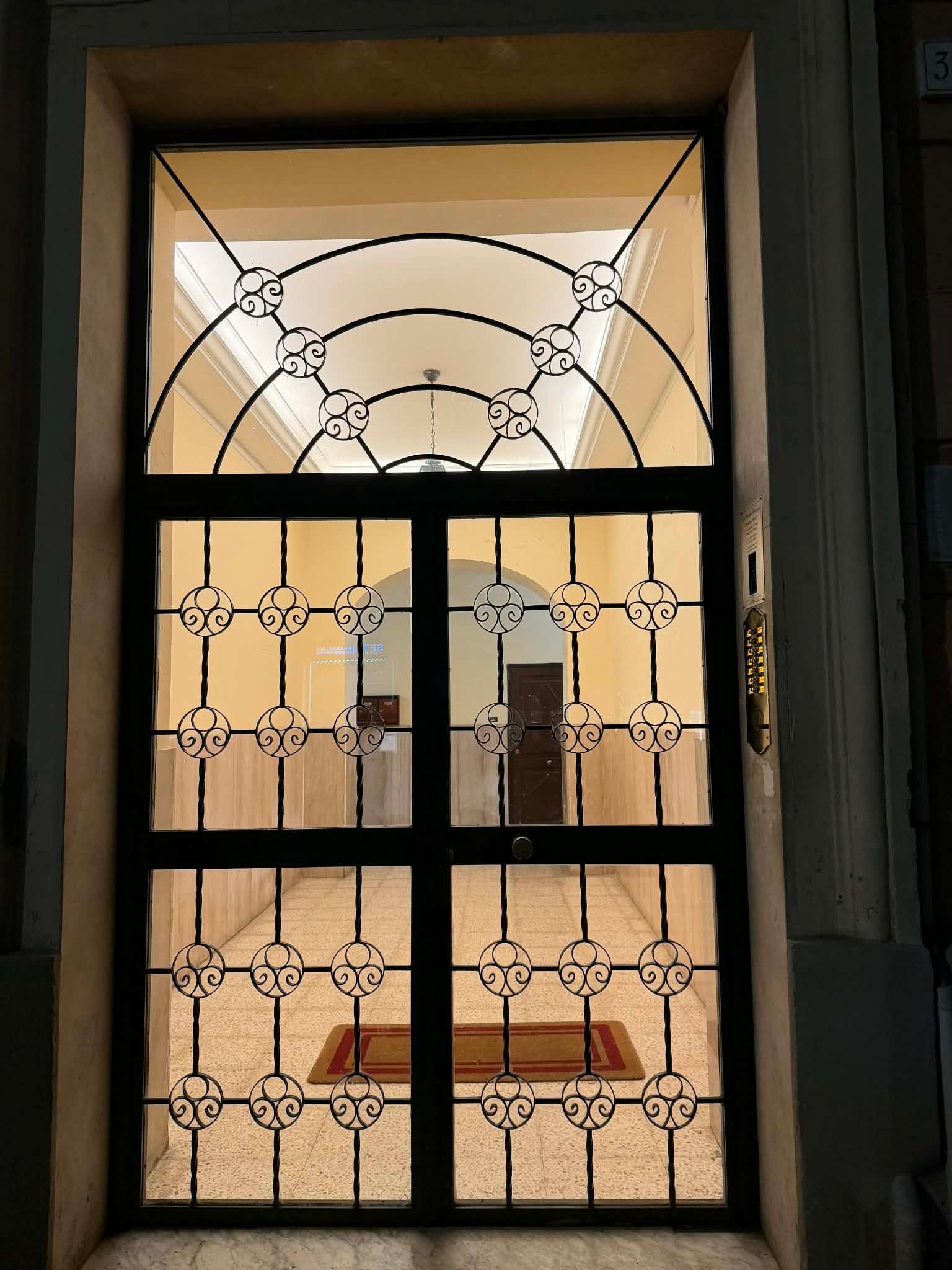 This is the main entrance of the hotel building. 