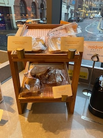 Gluten free selection of breakfast.