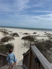 Property is literally steps from the ocean which was very convenient