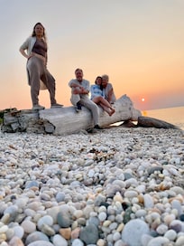 Sunsets on nearby beach