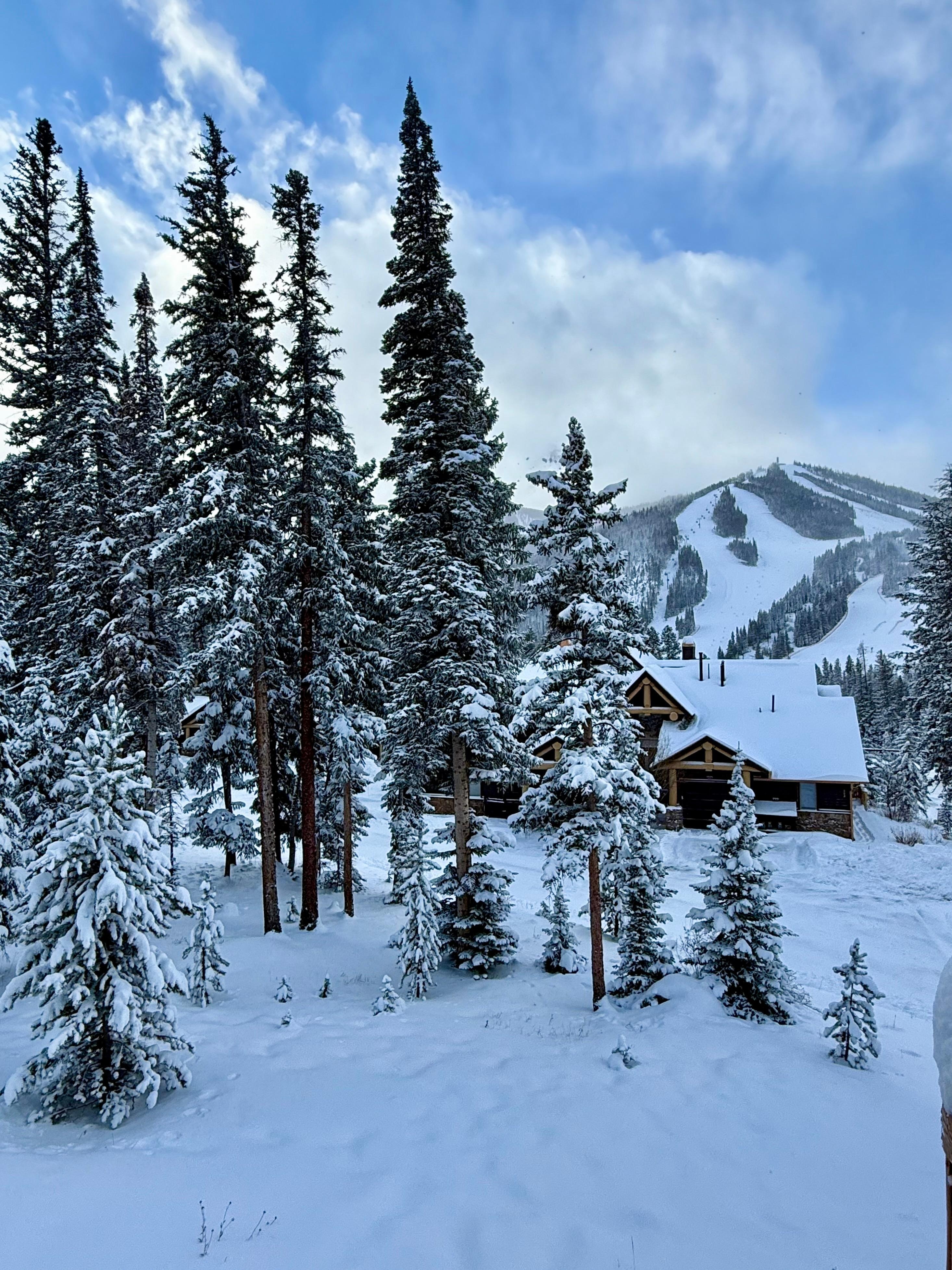 View from the hot tub