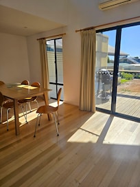 Dining and outdoor seating with BBQ