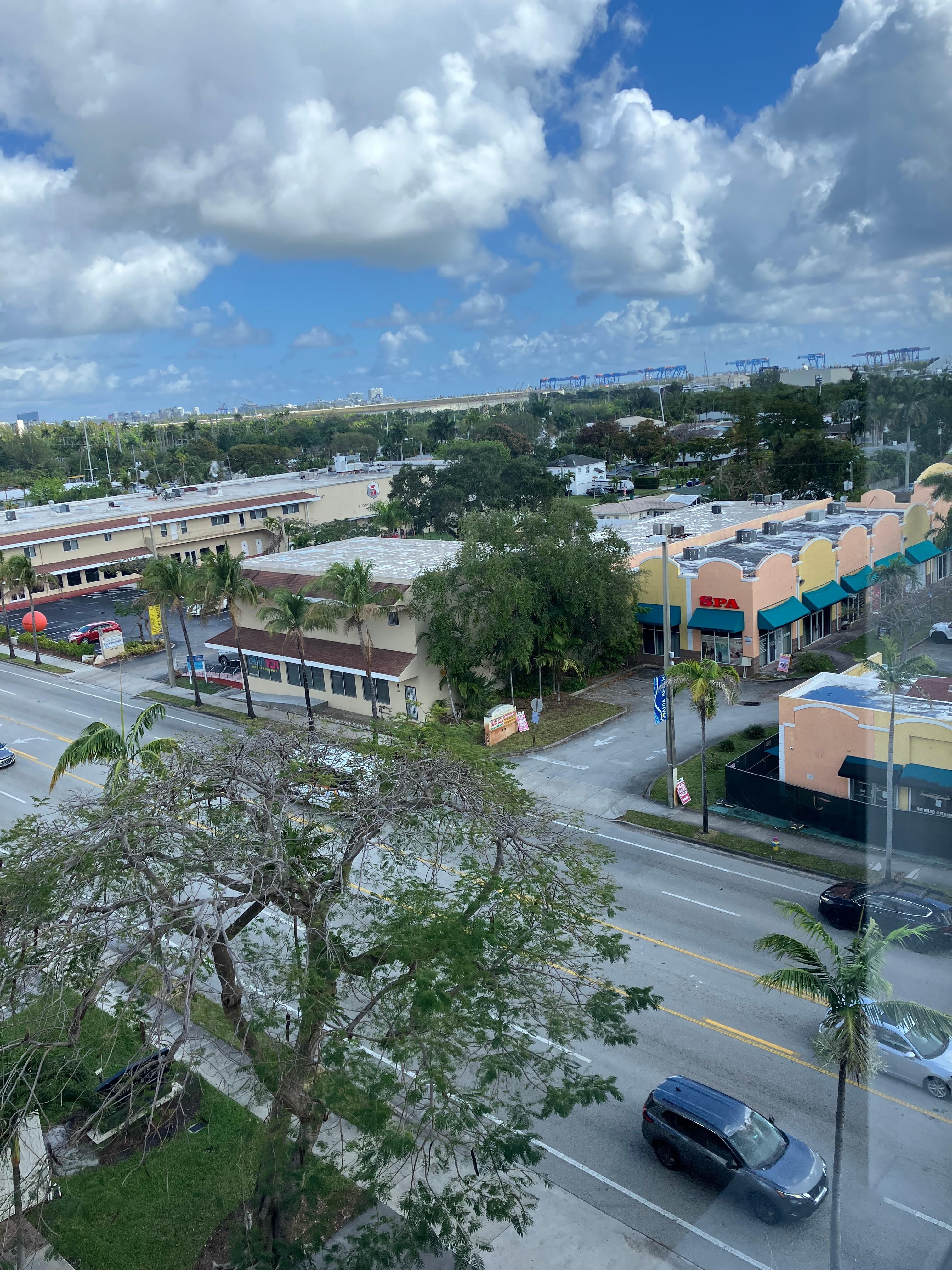 View from our hotel room