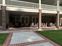 Backside of manor