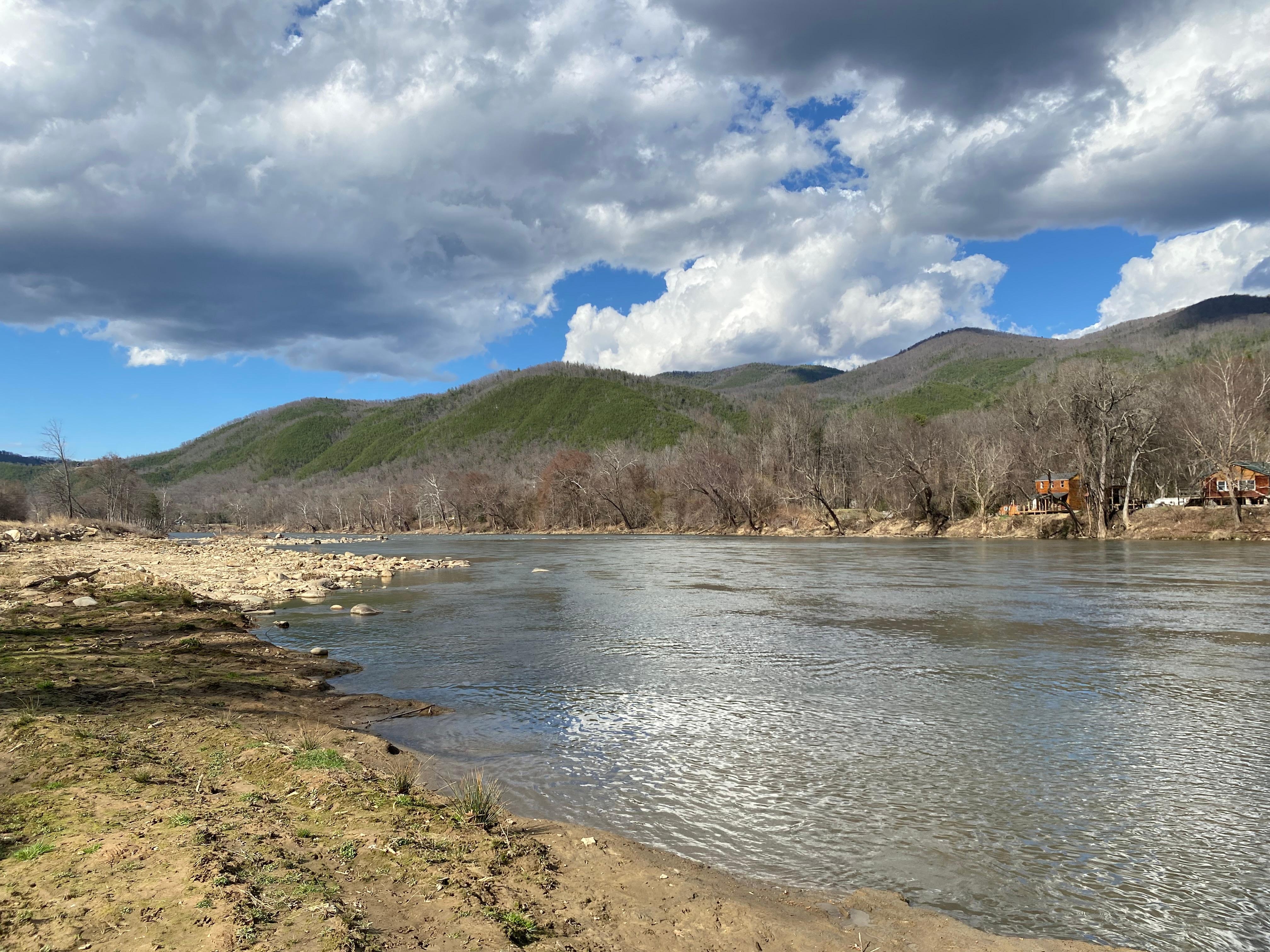 View of the French Broad River 