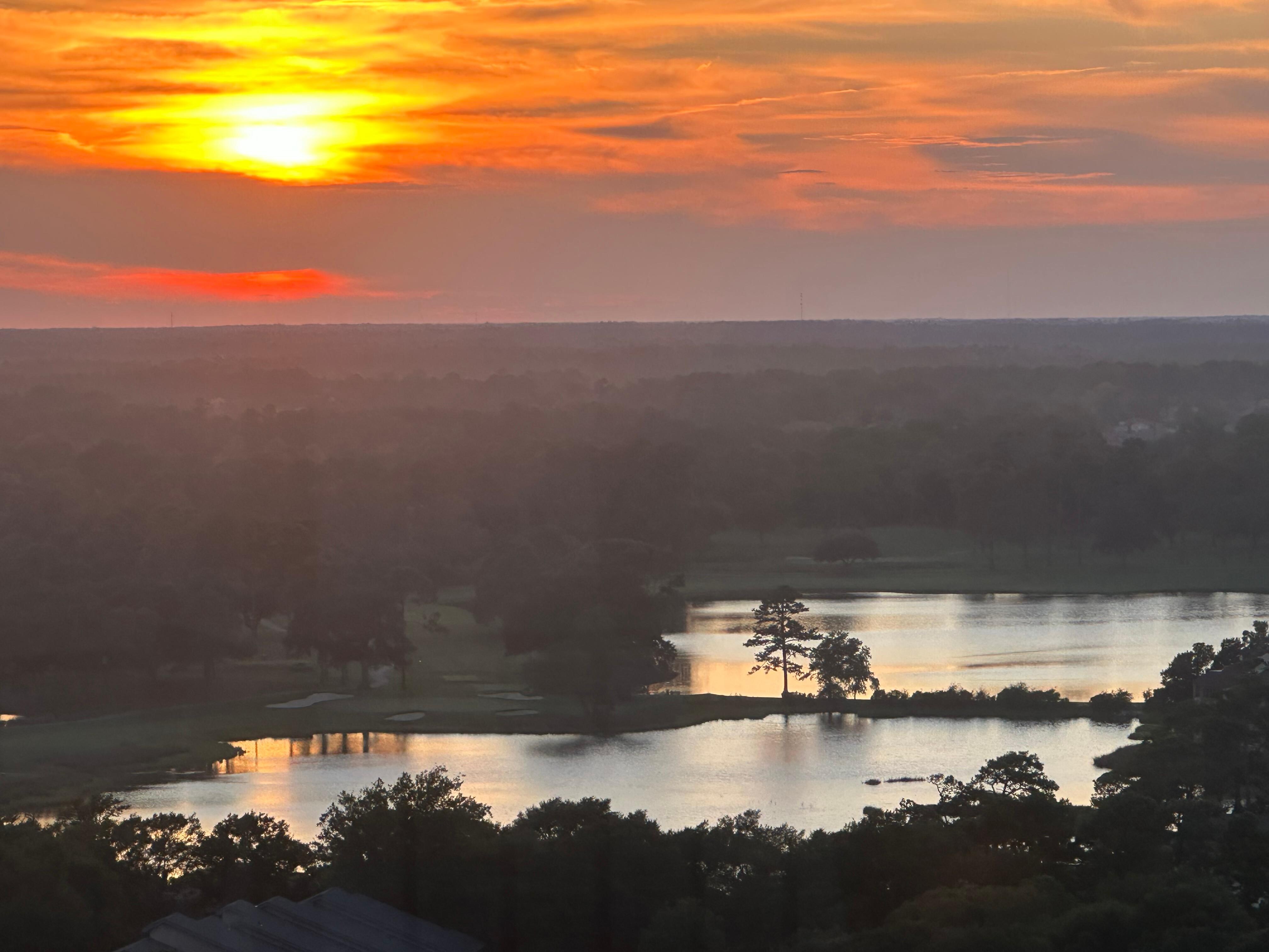 View from side balcony