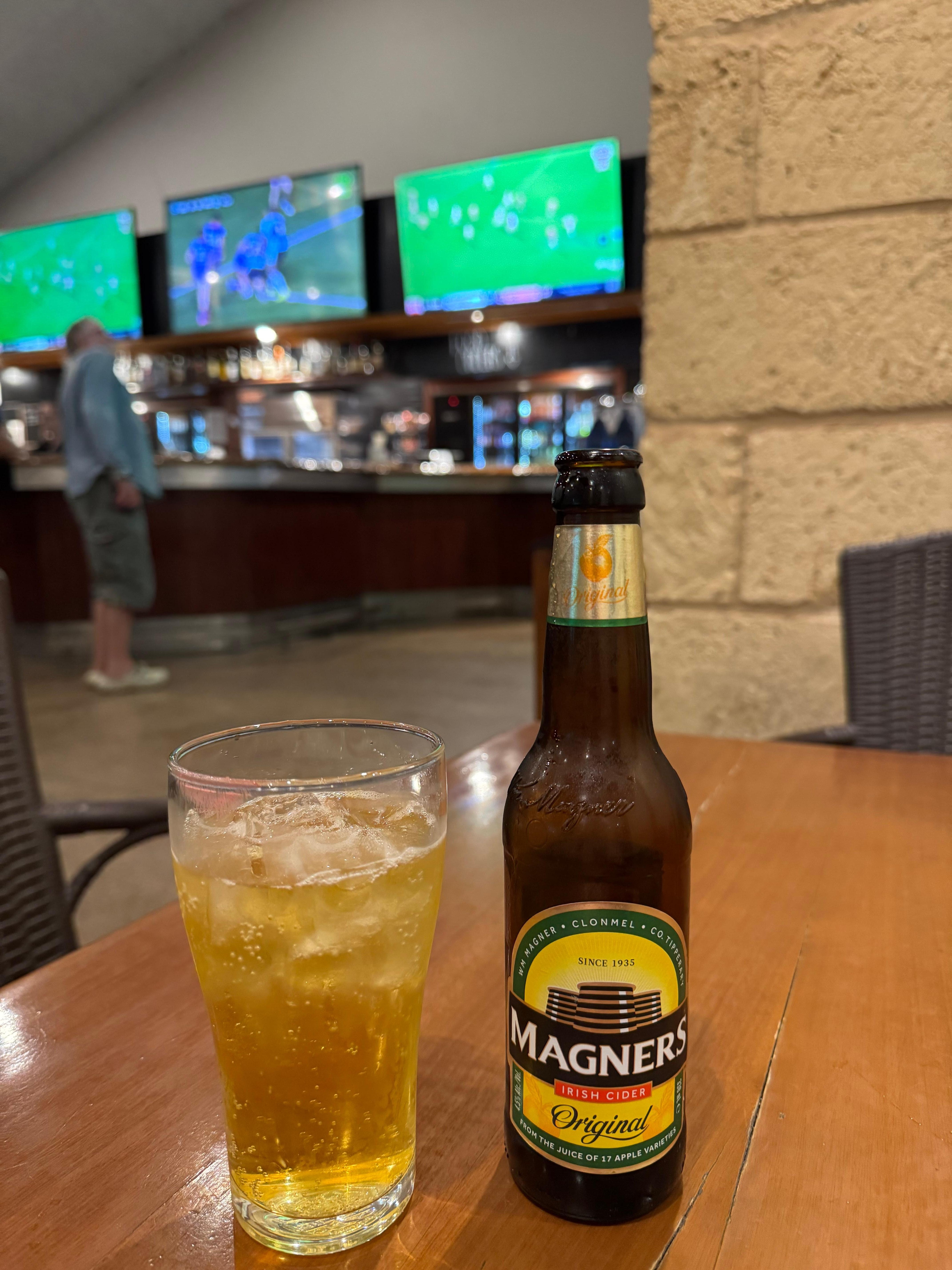In the bar